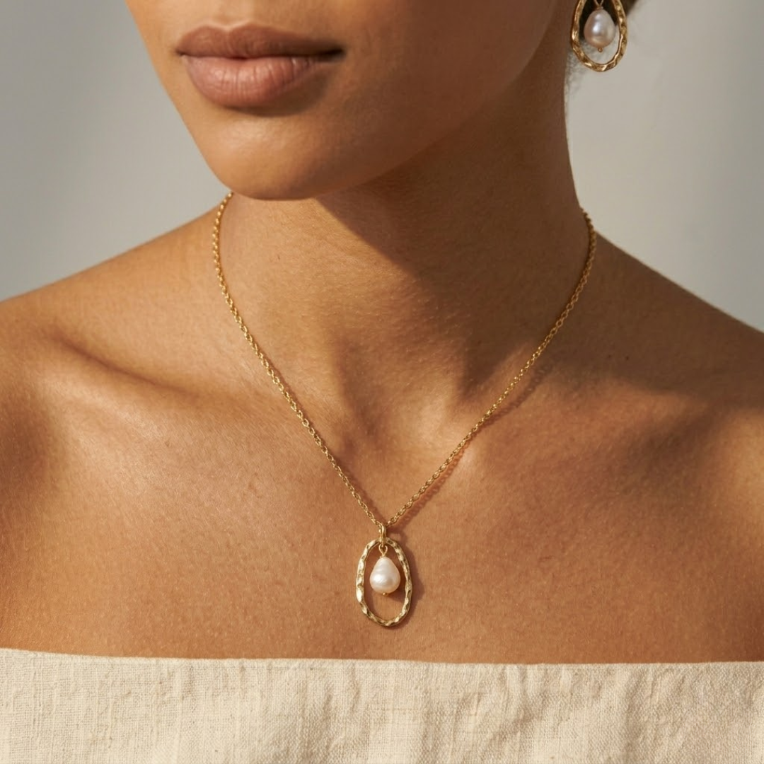 Hannah Pearl Necklace