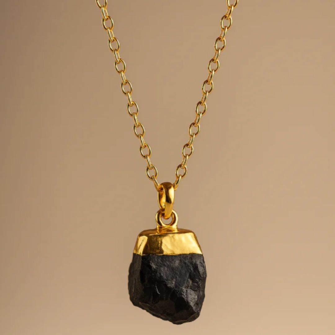 Cosmic Shungite Pendant for Tech-Cleansing Energy