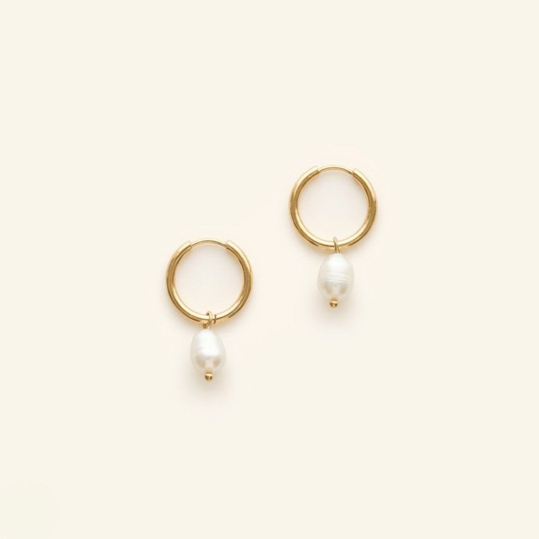 Pearl Hoops