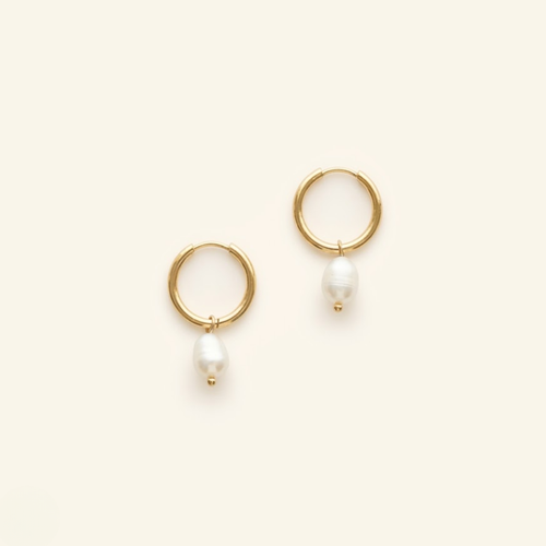 Pearl Hoops