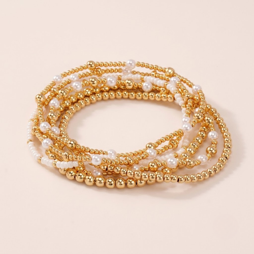 Five Strands Bracelet Stack