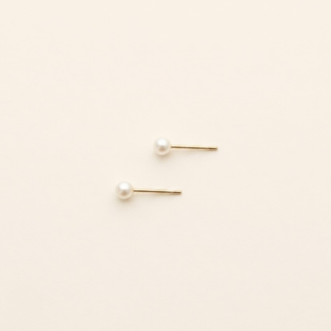 Pearl Stud Earrings