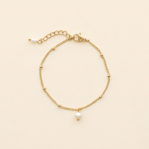 Pearl Charm Bracelet