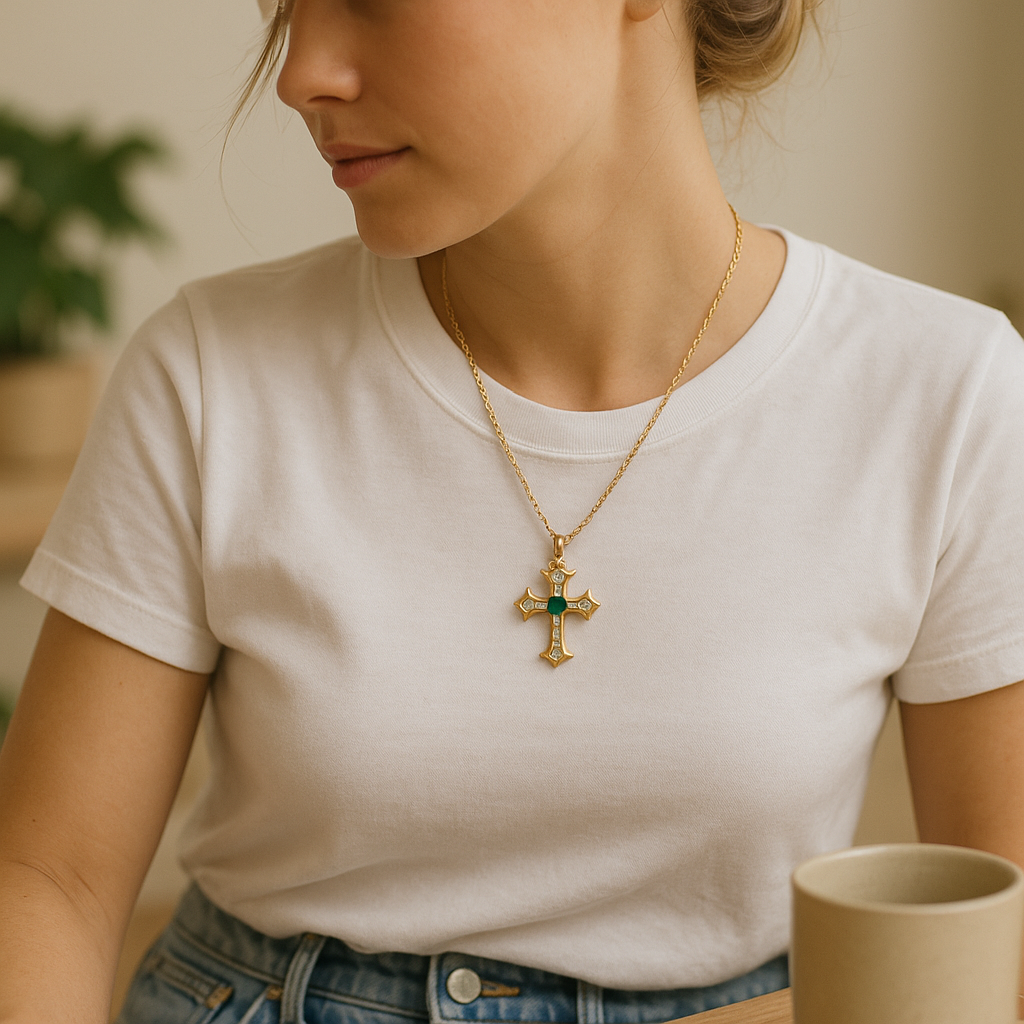 Manifestor's Cross Necklace – Talisman for Aligned Action